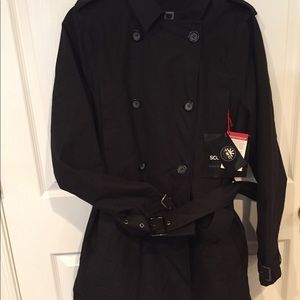 Scott eVest Black Trench Coat